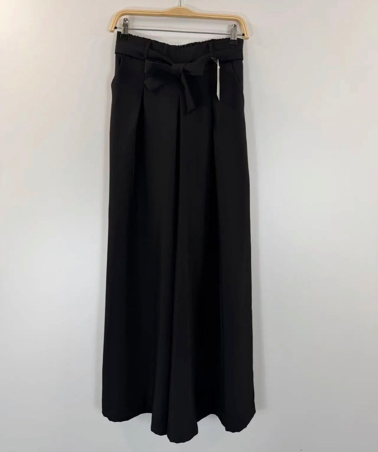 Pantalon Large Fluide Noir