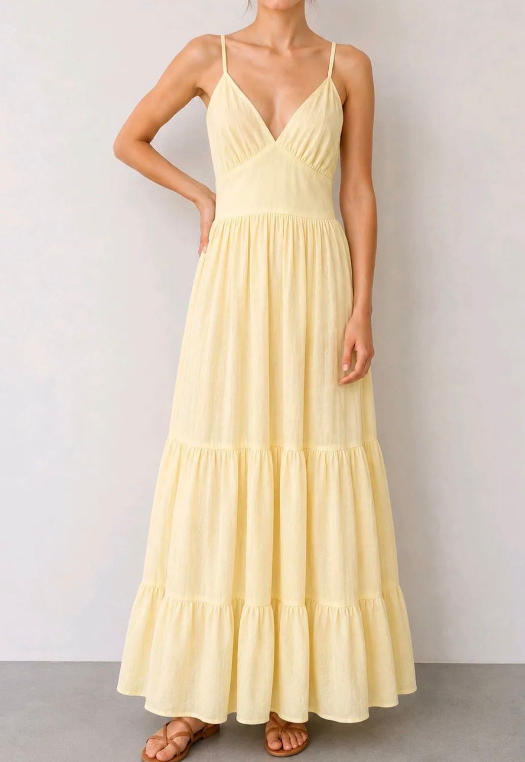Robe longue Jaune
