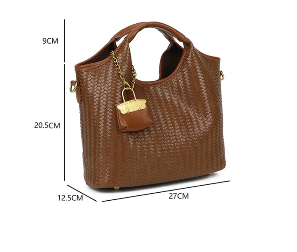 Sac Tressé Camel