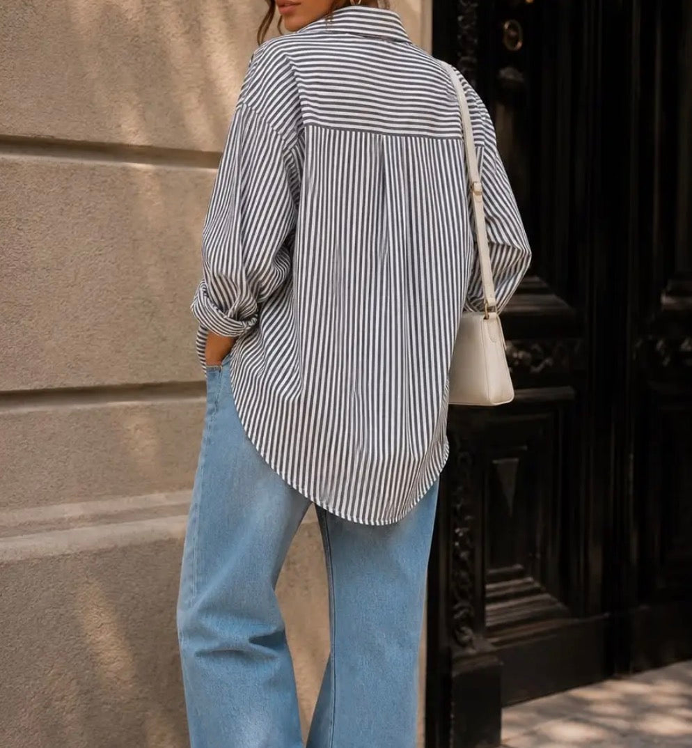 Chemise Le Marais Marine