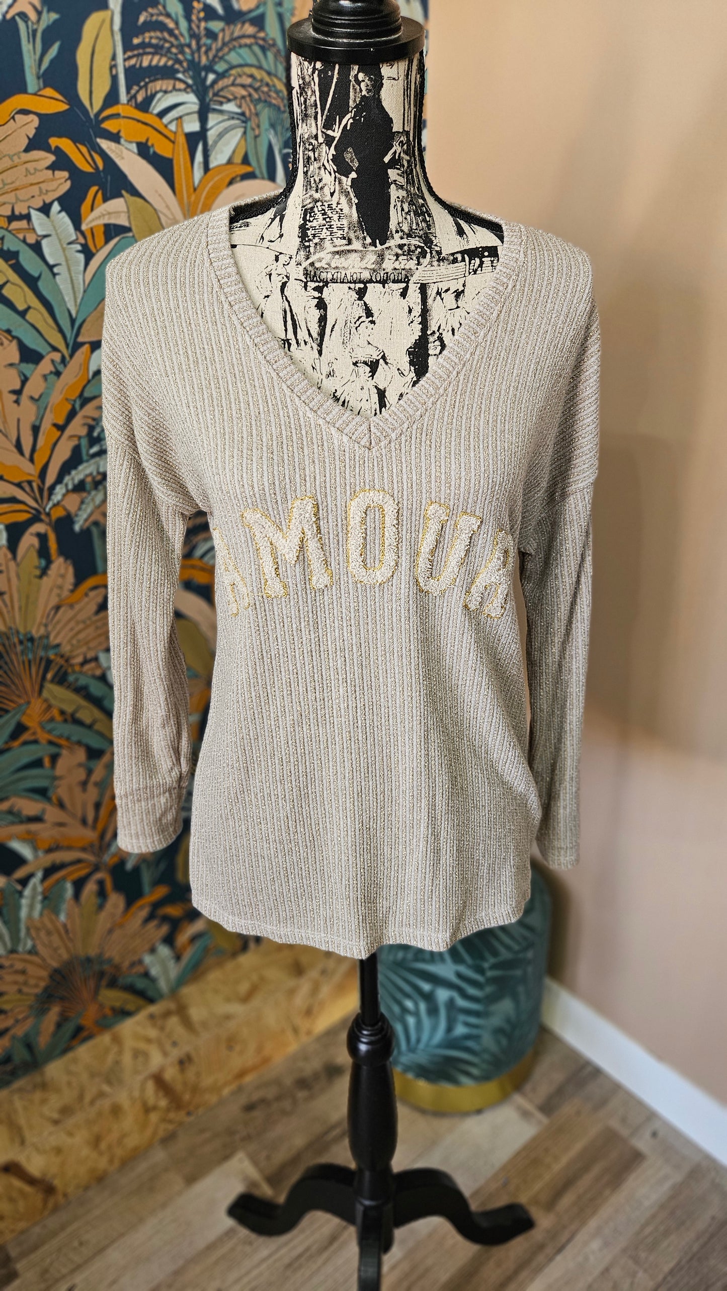 Pull fin Amour