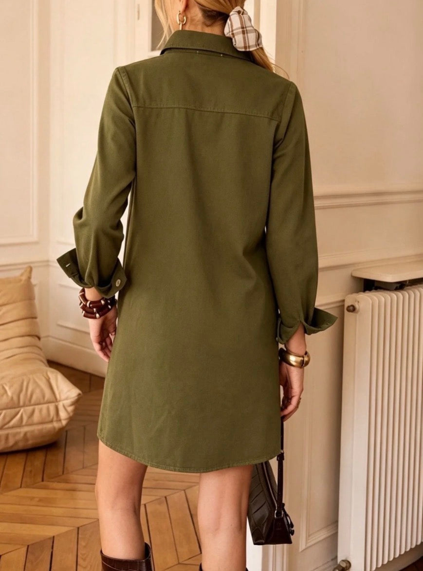 Robe Priam Kaki