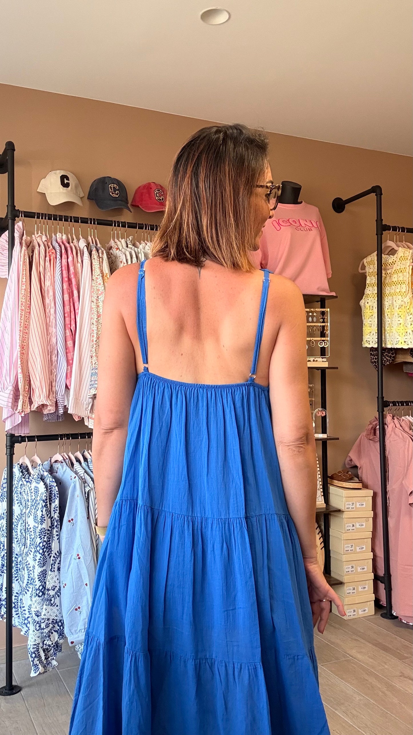 Robe Bijoux Bleu Roi