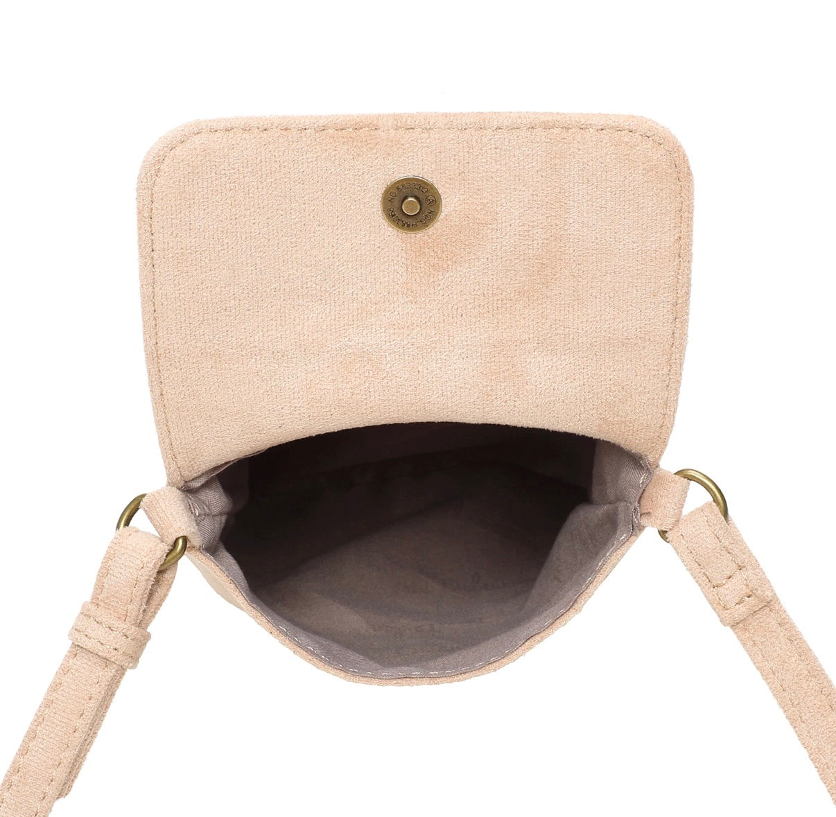 Pochette téléphone Taupe