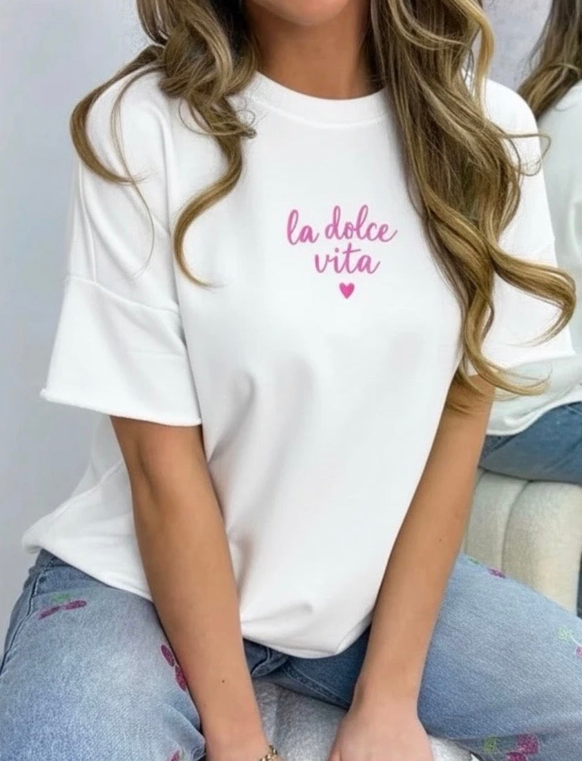 Tee shirt Dolce Vita Blanc