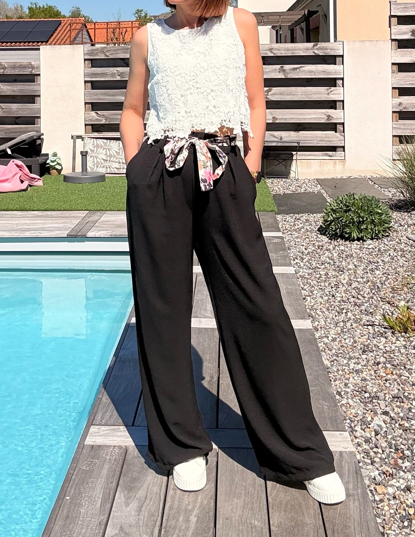 Pantalon Fluide Noir