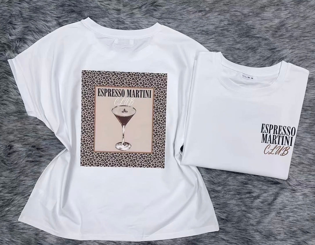 Tee Shirt Martini Léopard