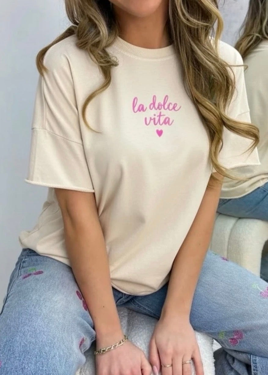 Tee shirt Dolce Vita Beige