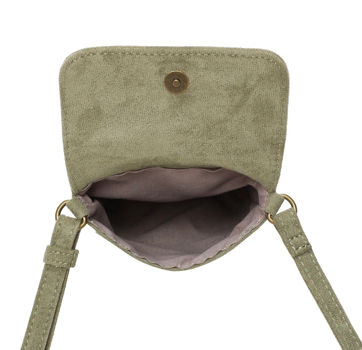 Pochette téléphone Kaki