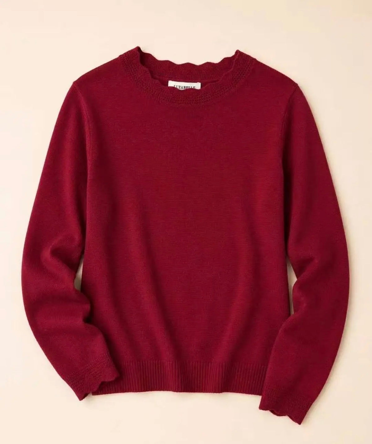 Pull Feston Bordeaux