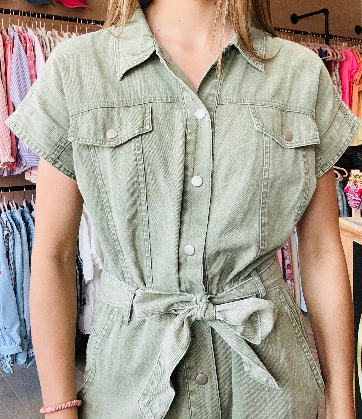 Combi-pantalon Kaki