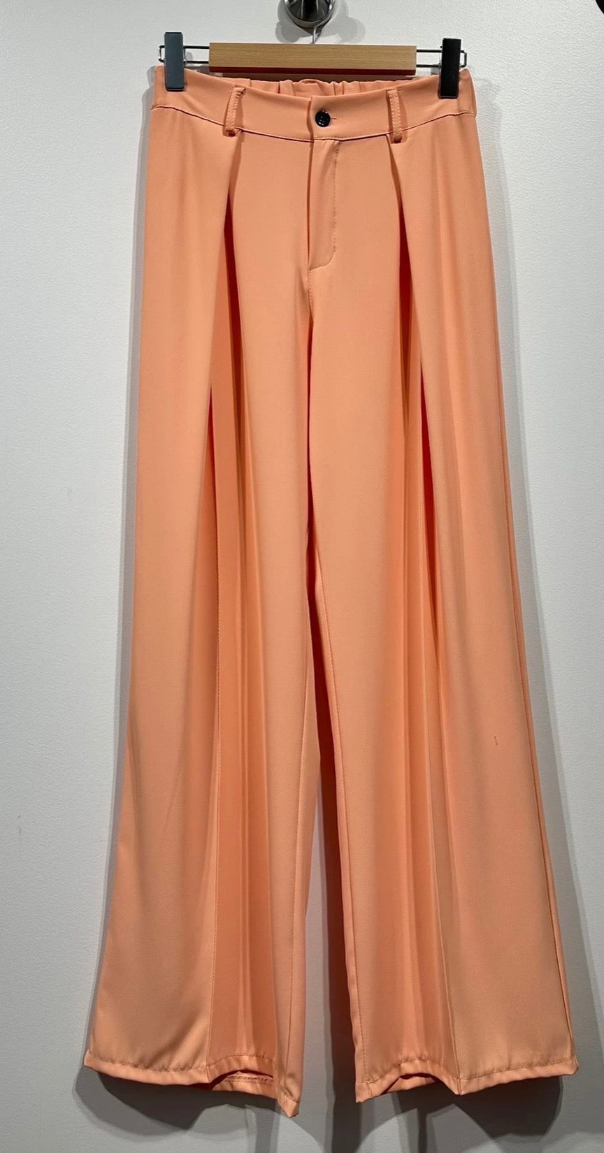 Pantalon ample Saumon
