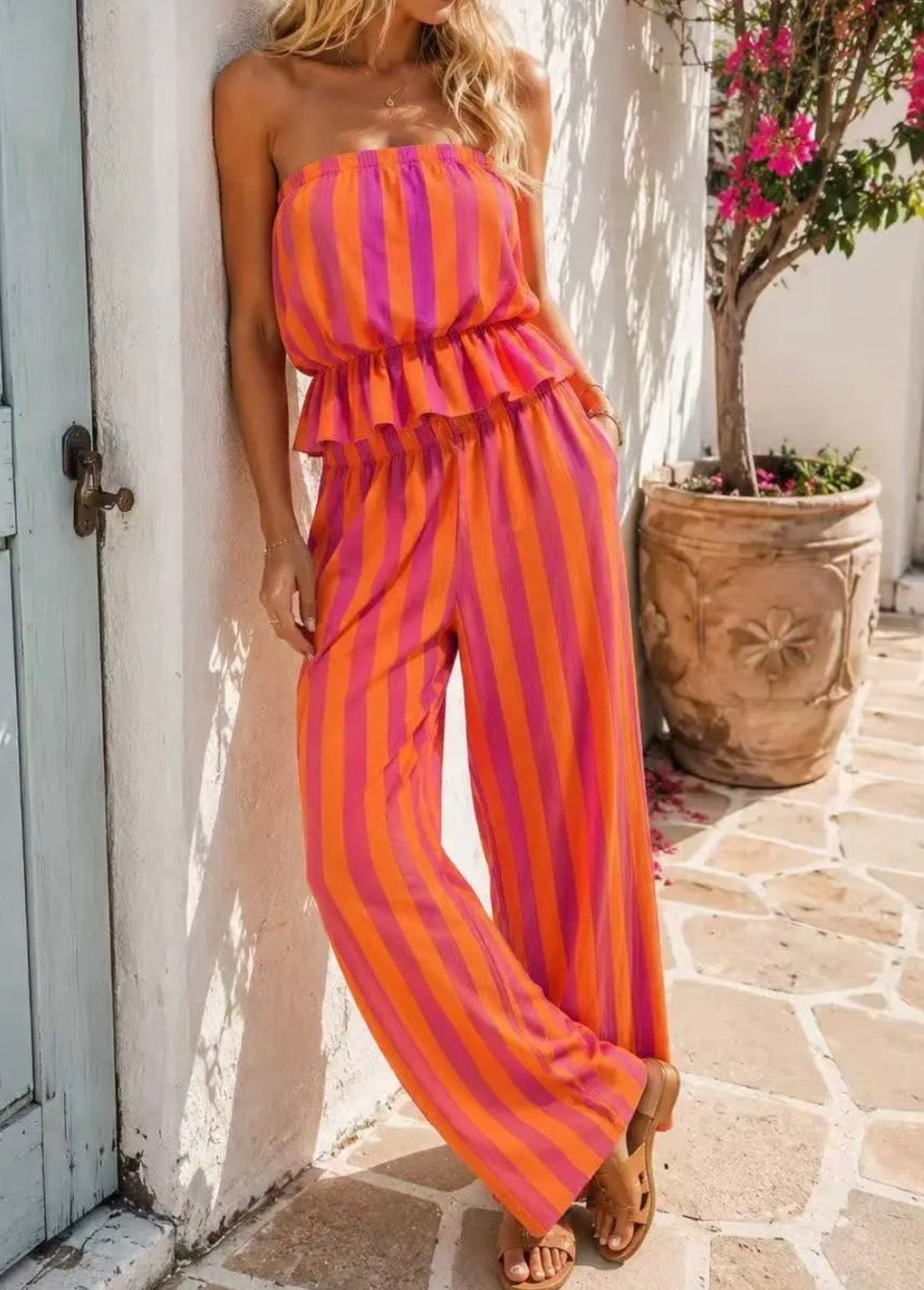 Ensemble Bustier Orange