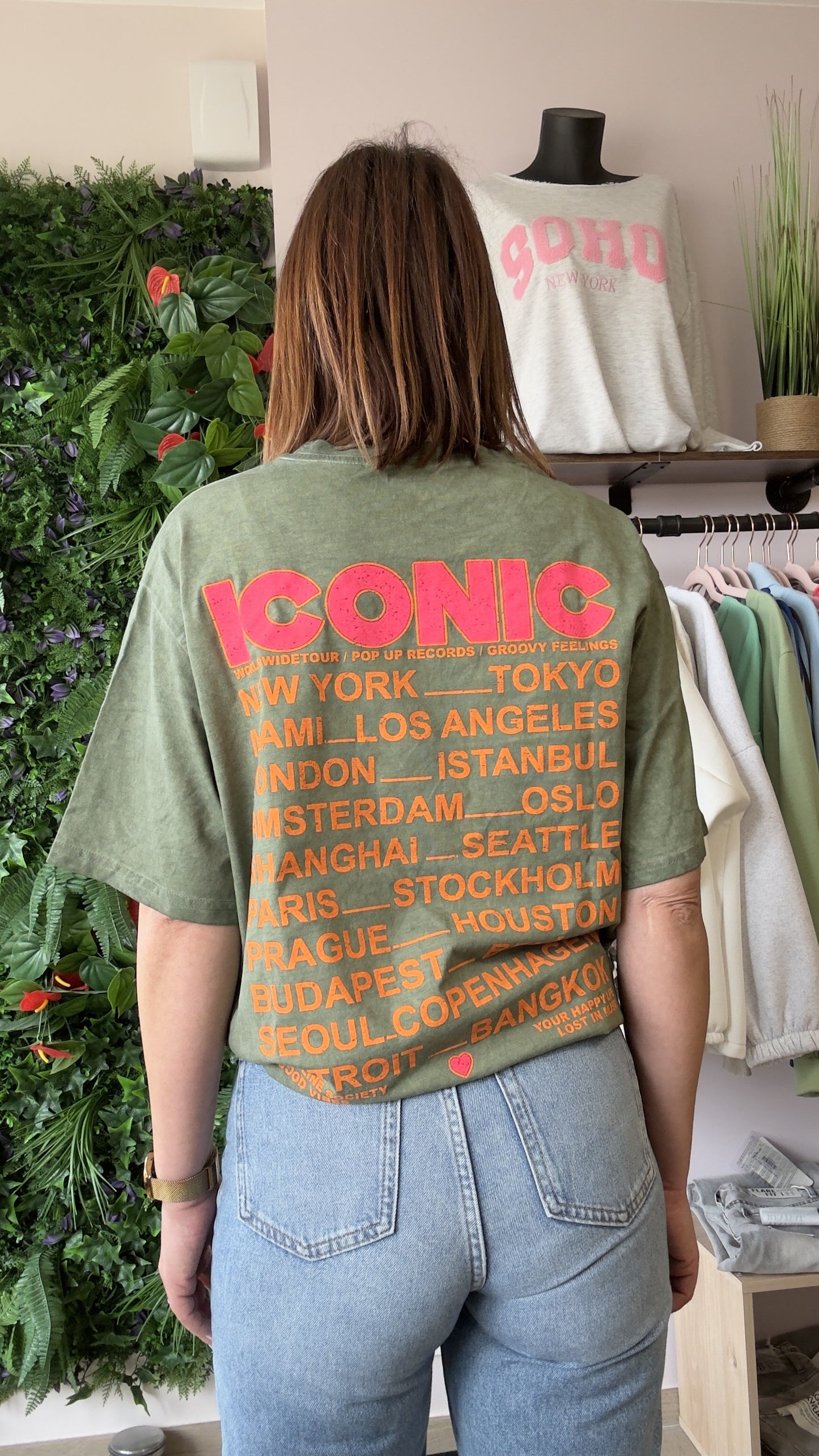 Tee shirt Kaki ICONIC