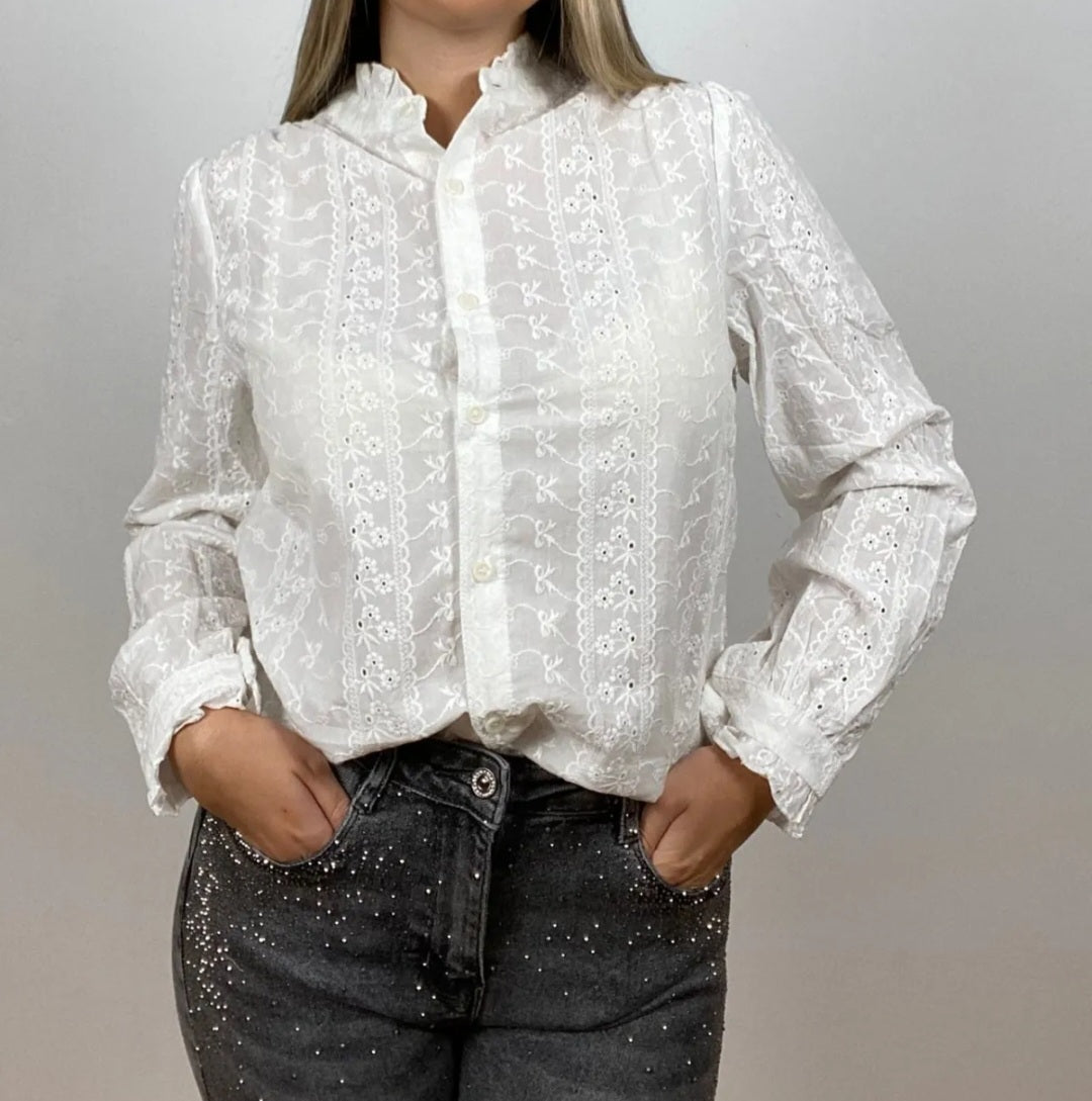 Blouse Blanche broderie