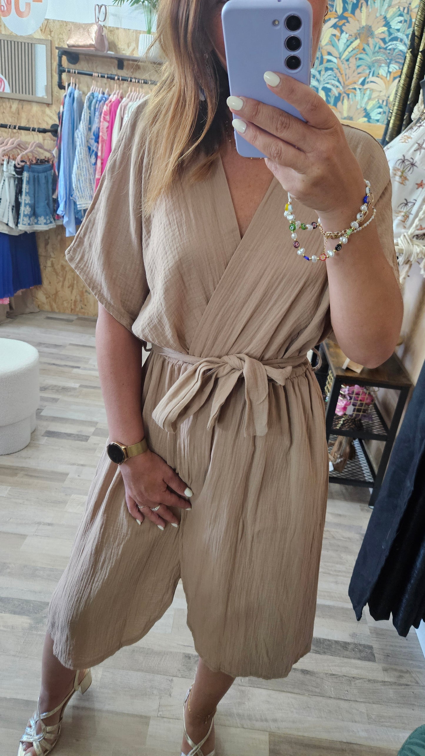Robe mi-longue Camel GDC