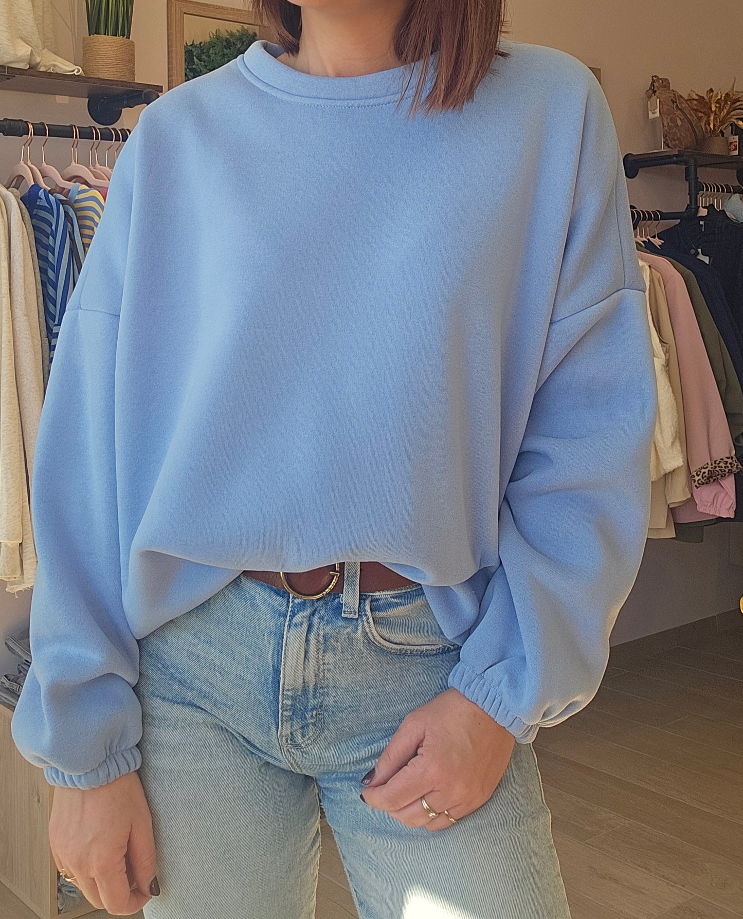 Sweat Bleu ciel MOMMY