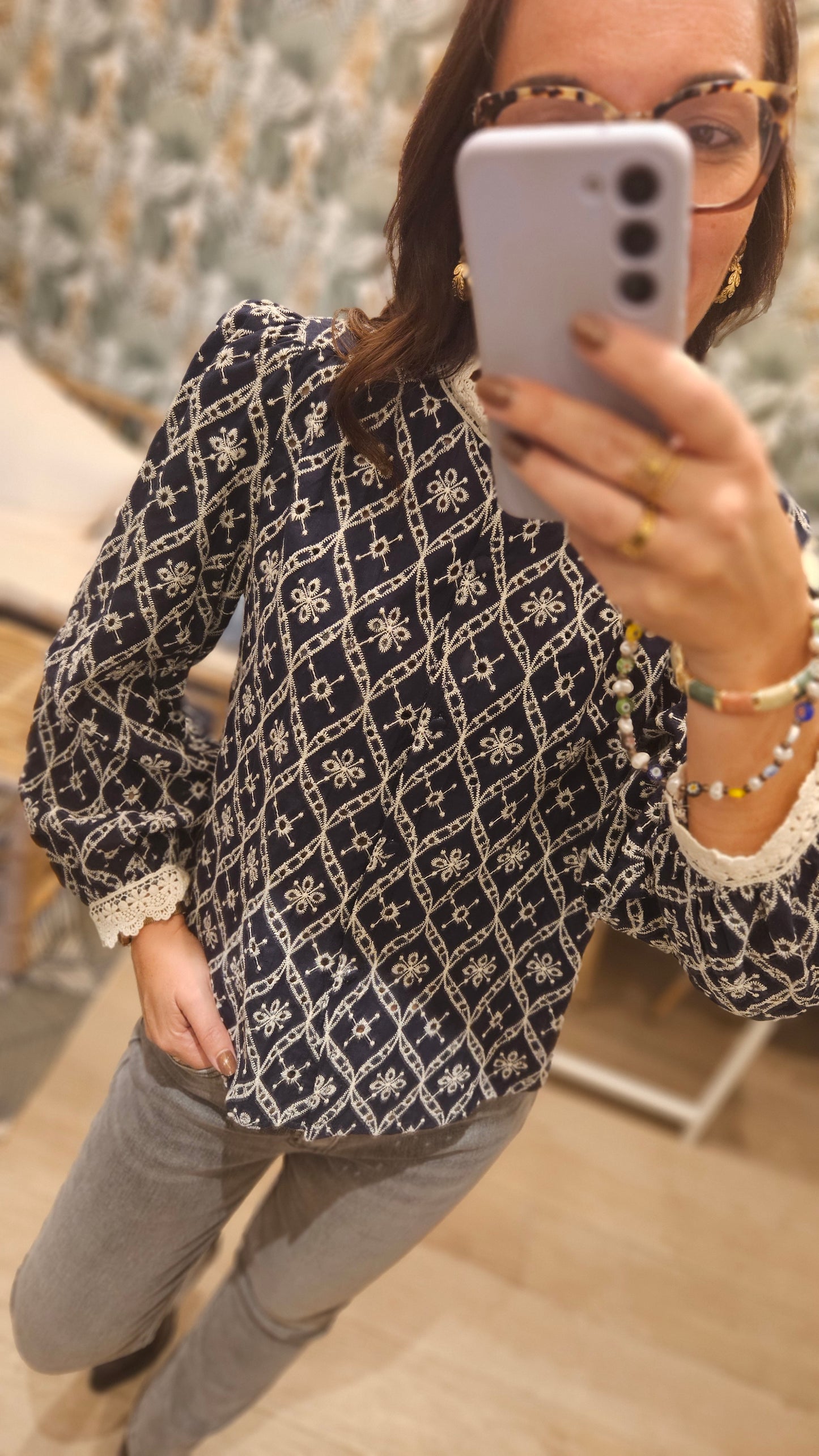 Blouse/Chemise Marine