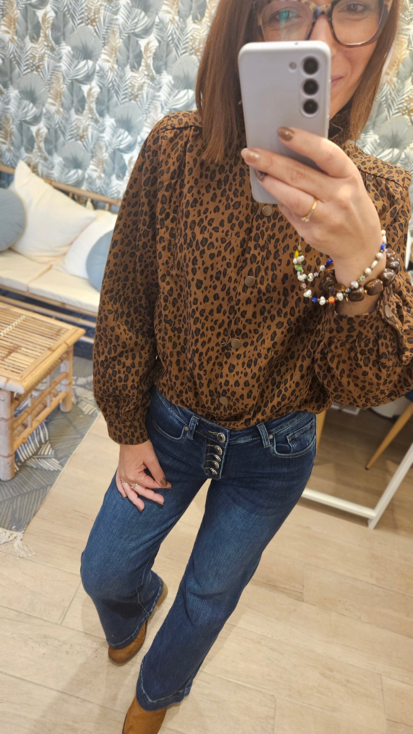 Chemise Léopard
