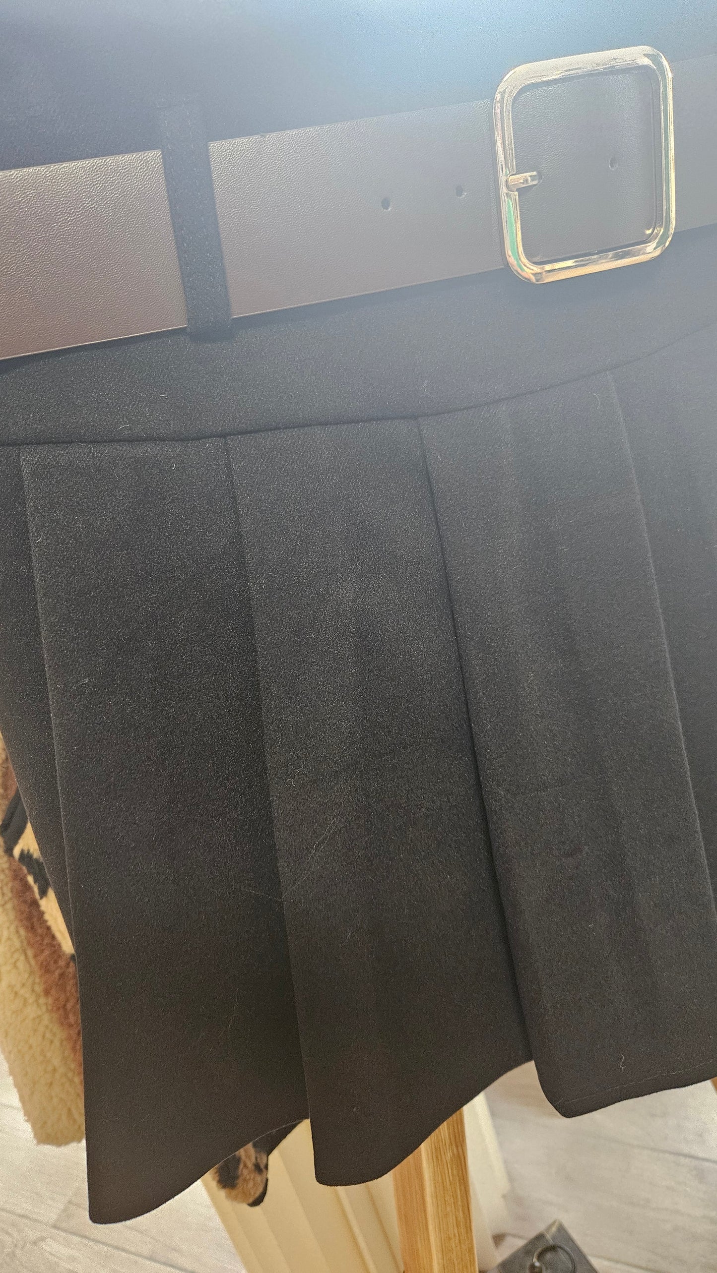 Jupe/Short plissée Noir