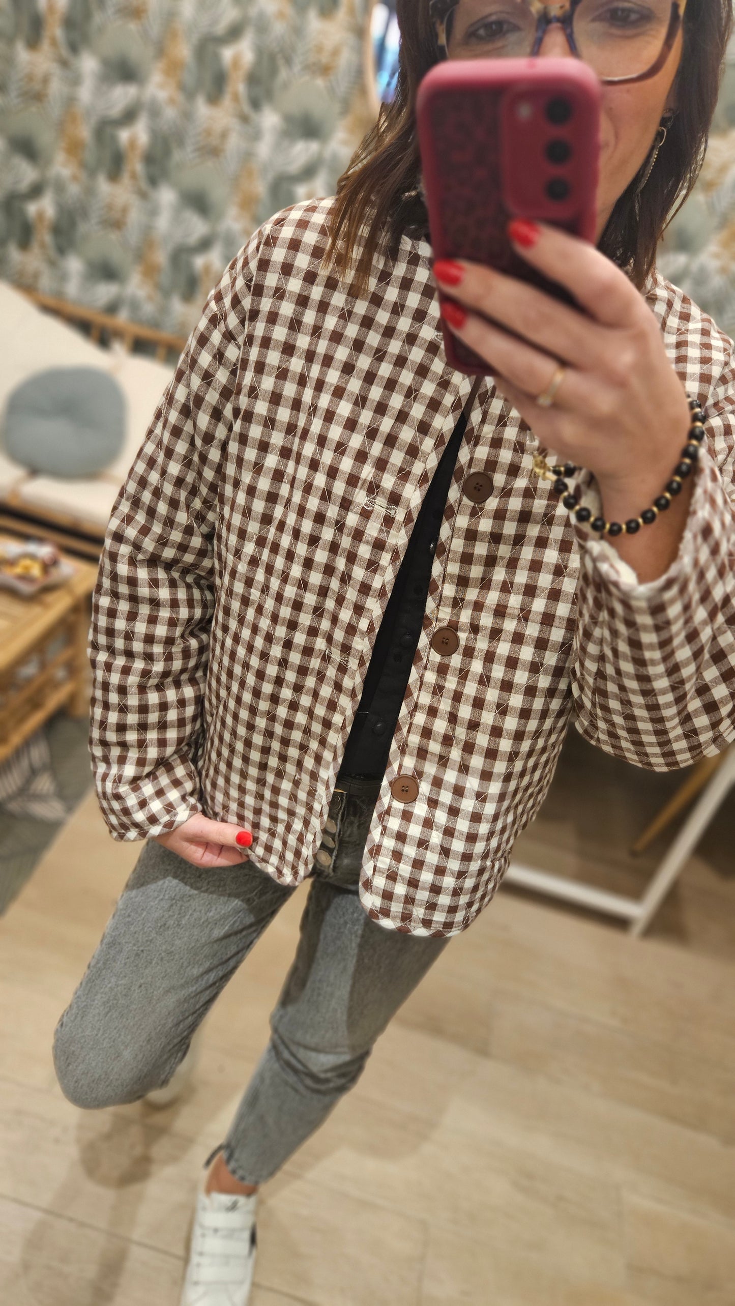 Veste Ecru réversible