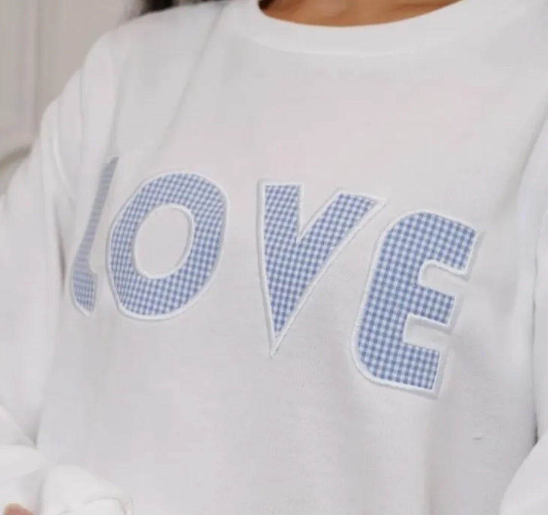 Sweat Blanc LOVE