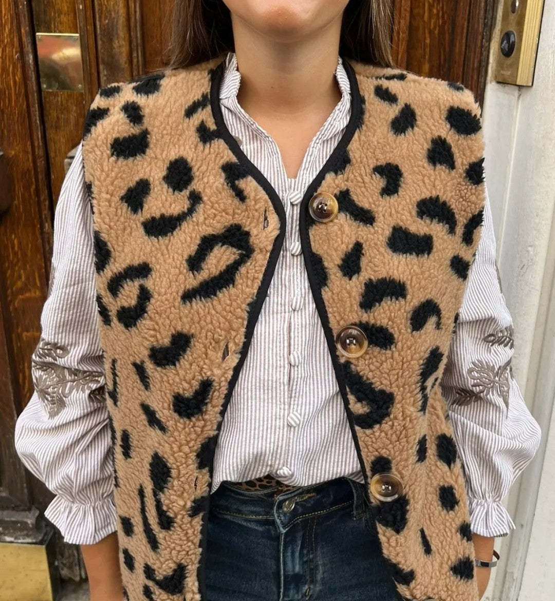 Gilet SM Léopard