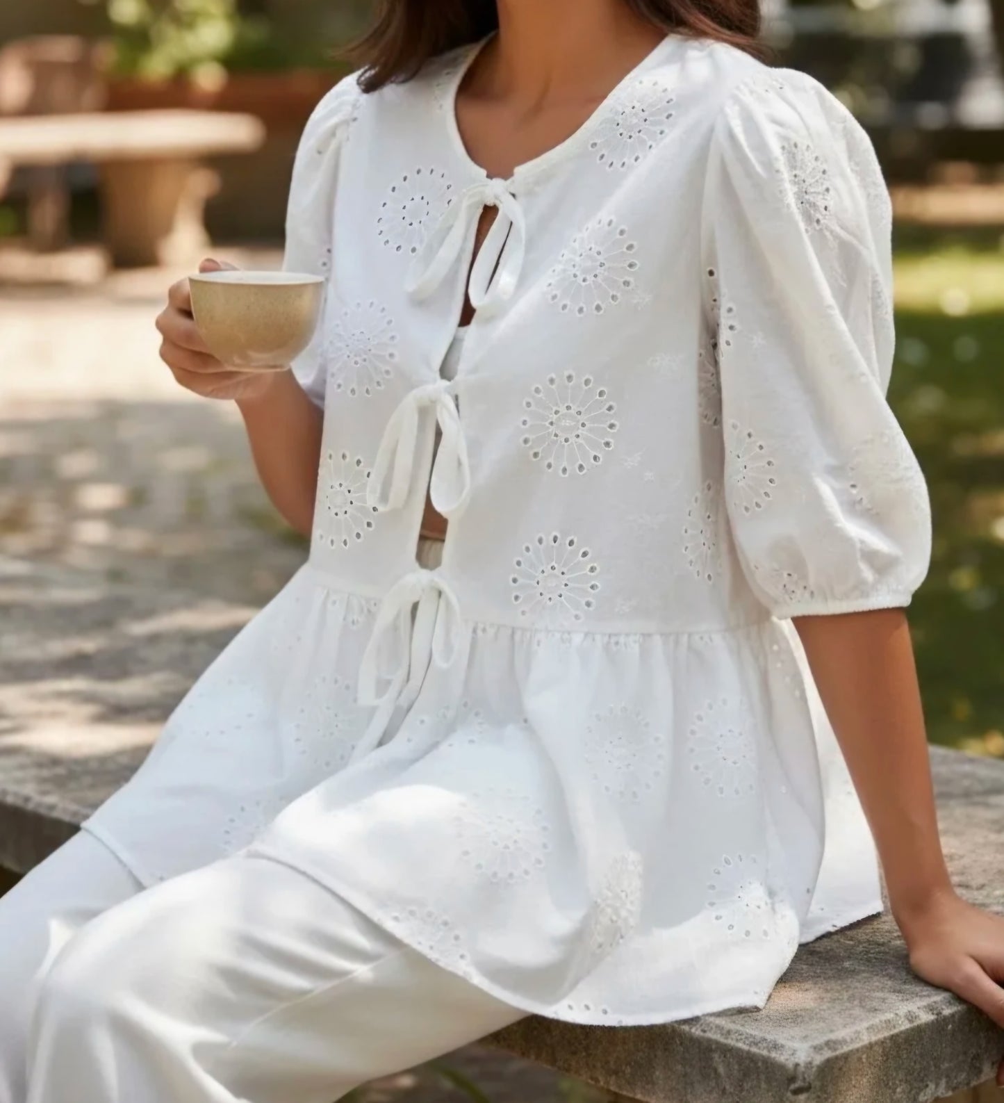Blouse Broderie Blanche