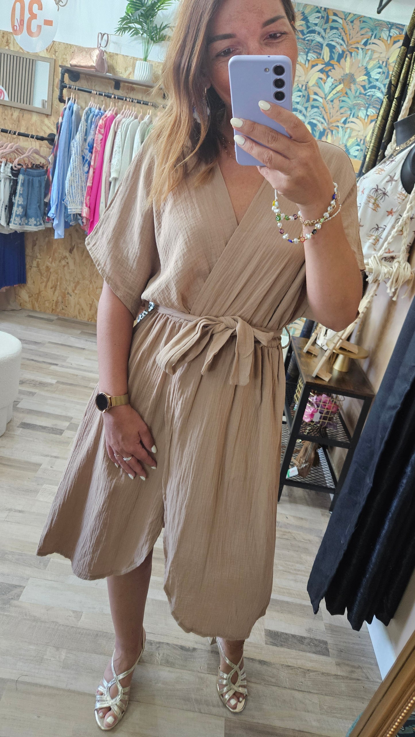 Robe mi-longue Camel GDC
