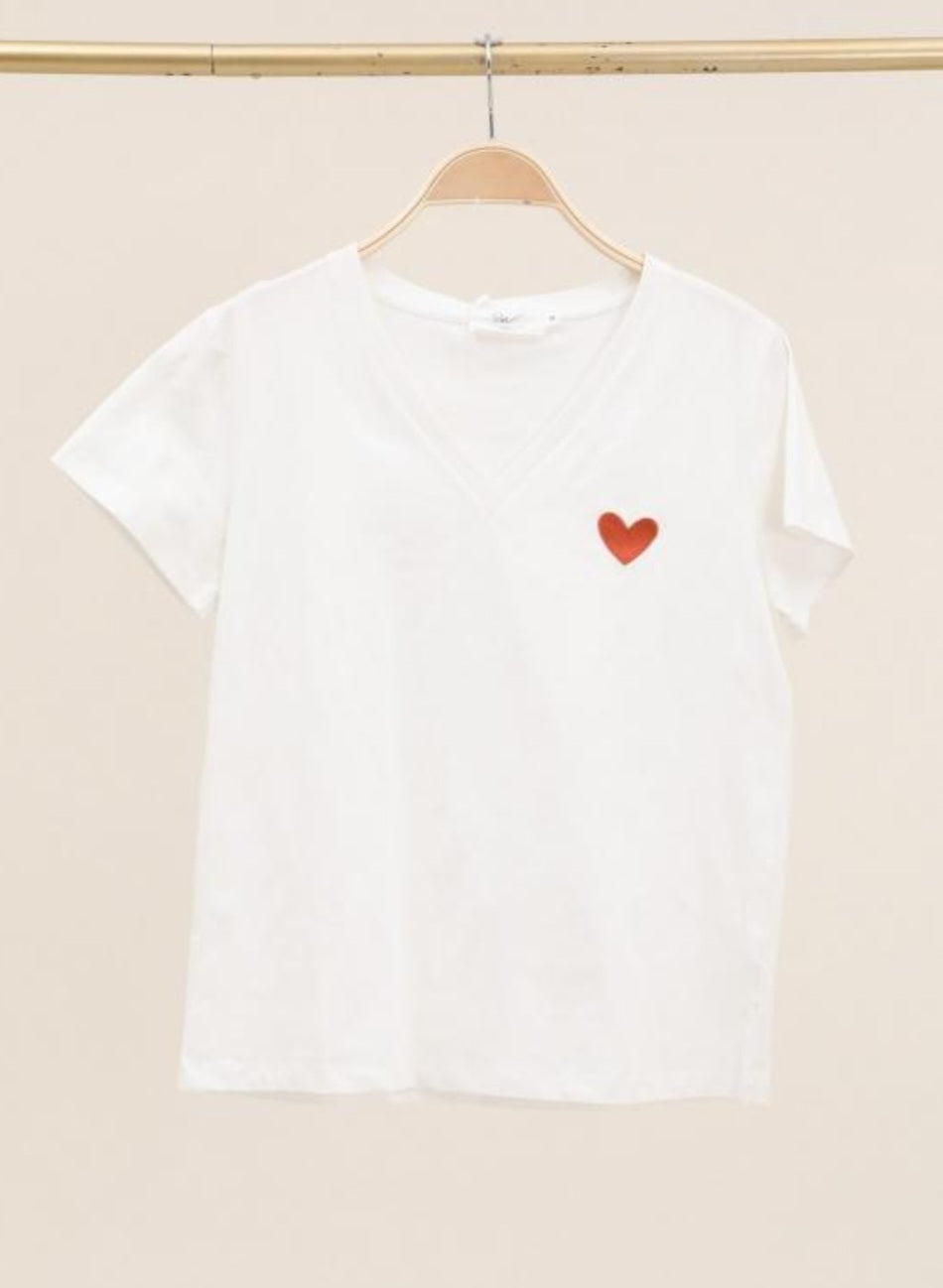 Tee shirt coeur