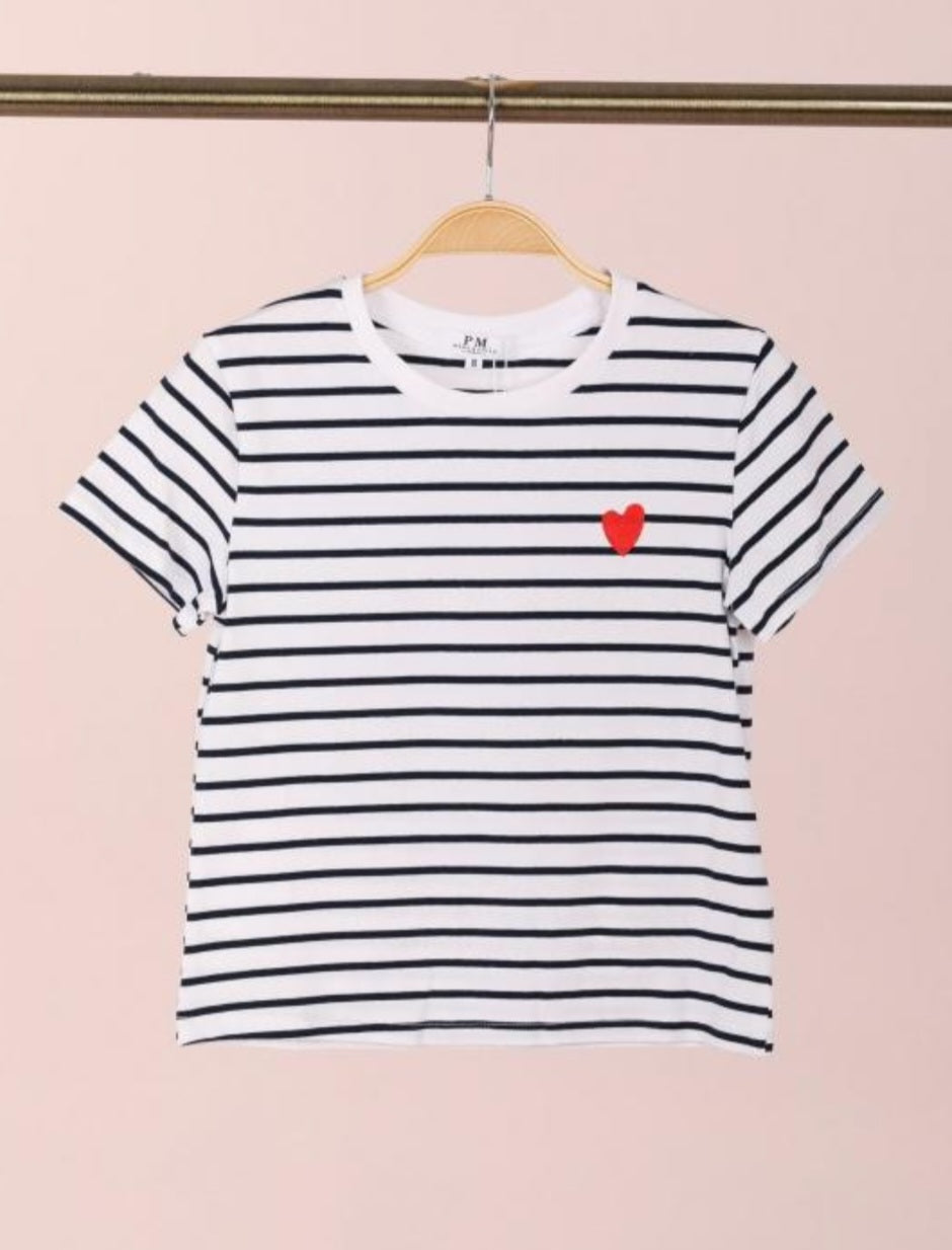 Tee shirt rayé marine