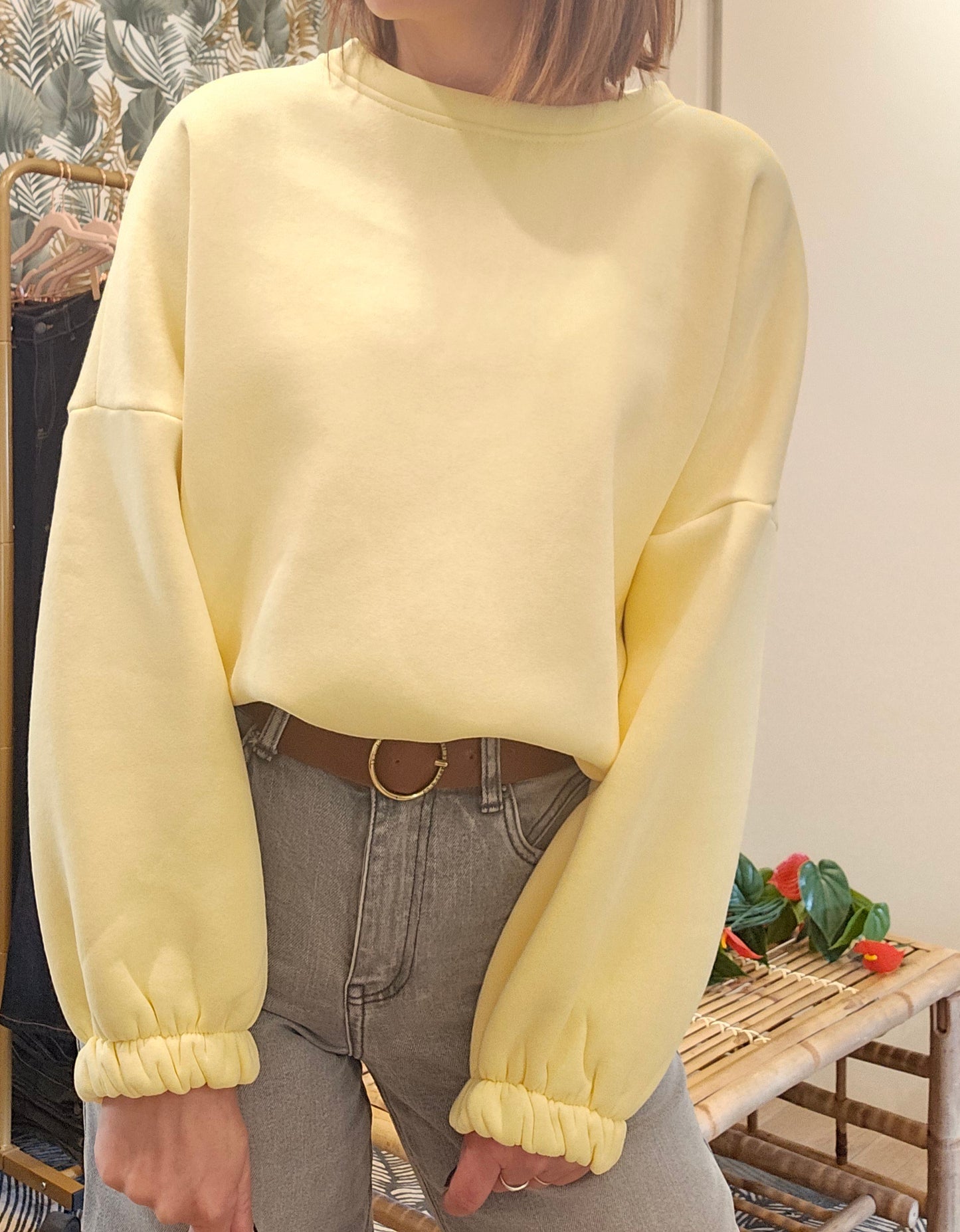 Sweat Jaune COPINE