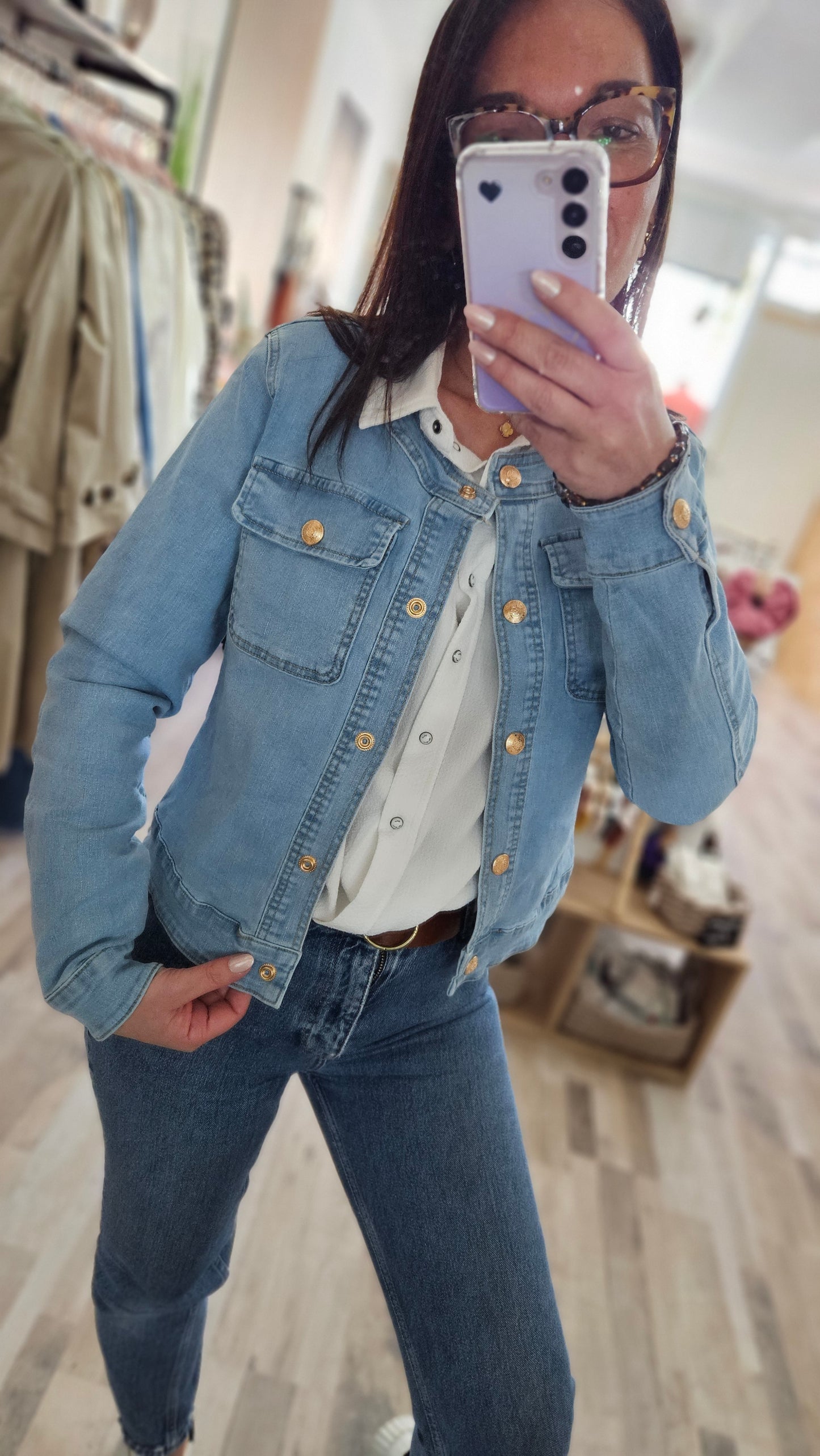 Veste en jean