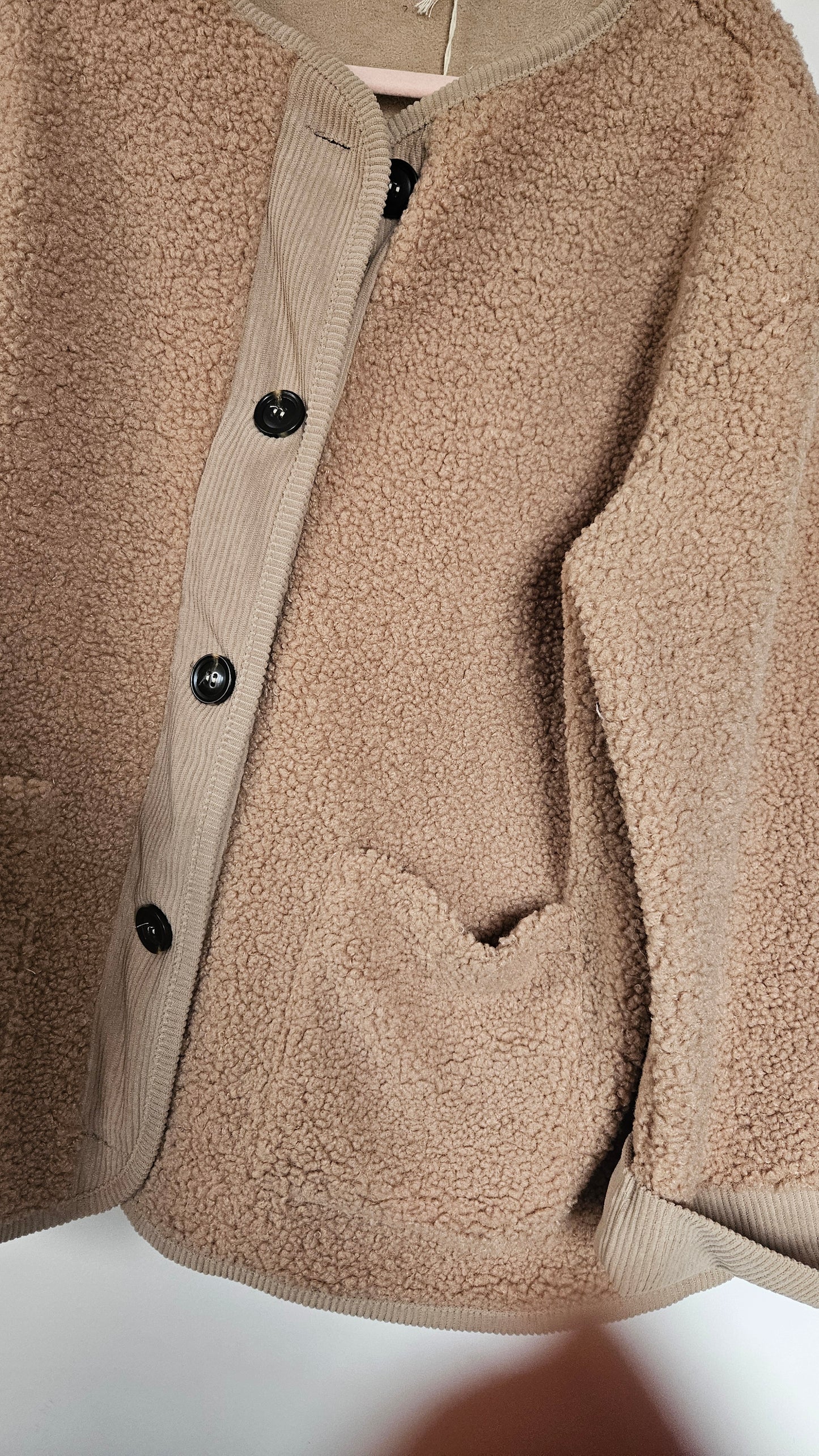 Veste Bouclette Beige