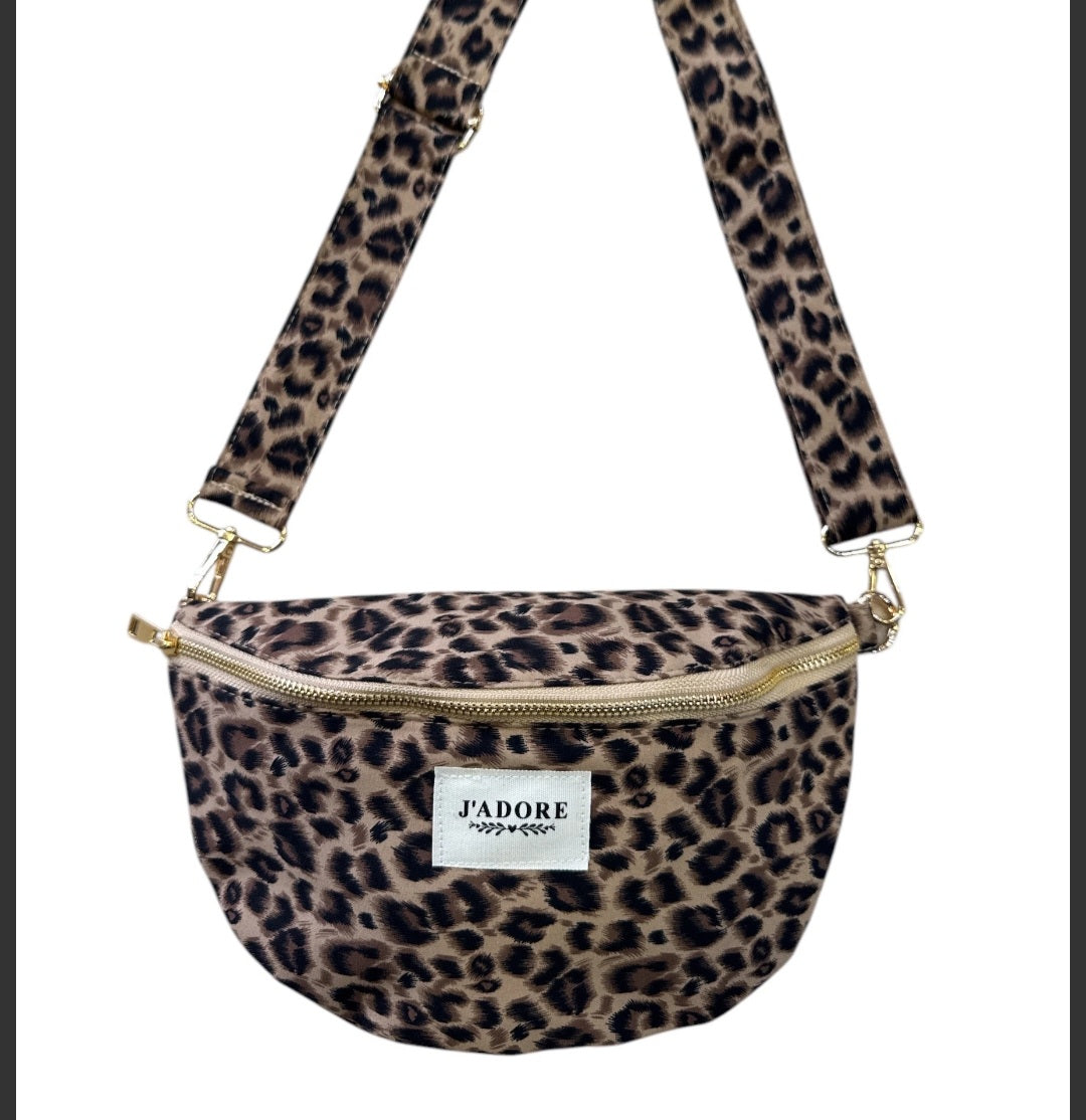 Sac banane Tissu Léopard