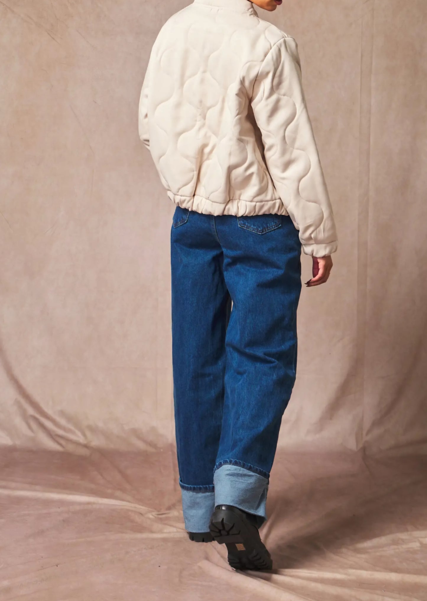 Bombers Matelassé Beige