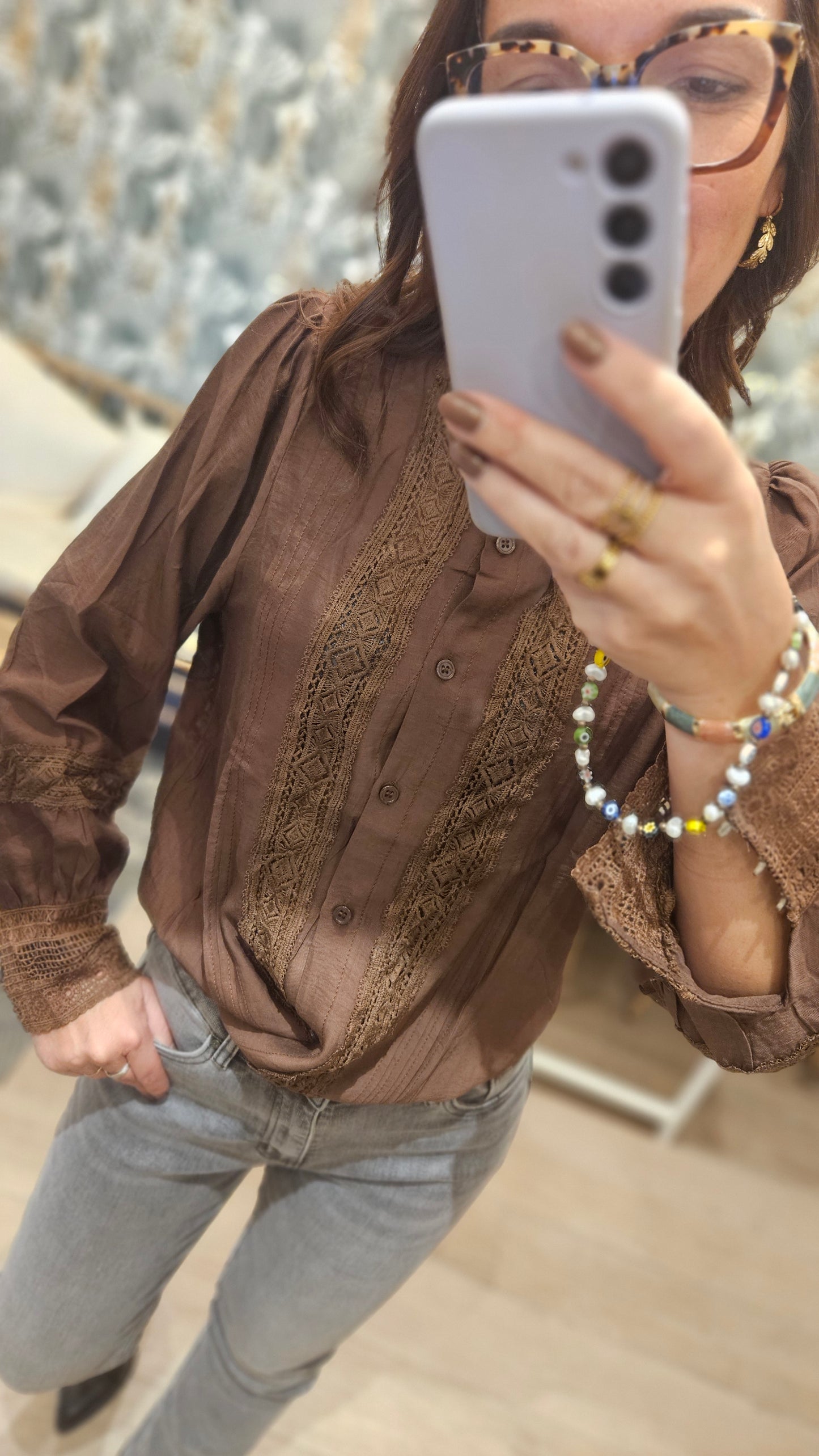 Blouse/Chemise Marron