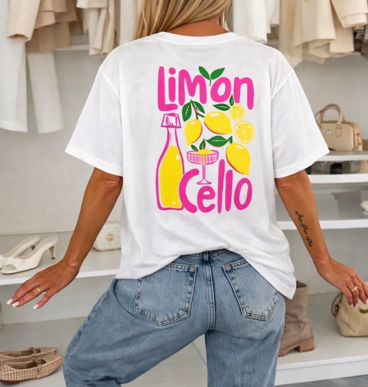 Tee Shirt Limon Rose