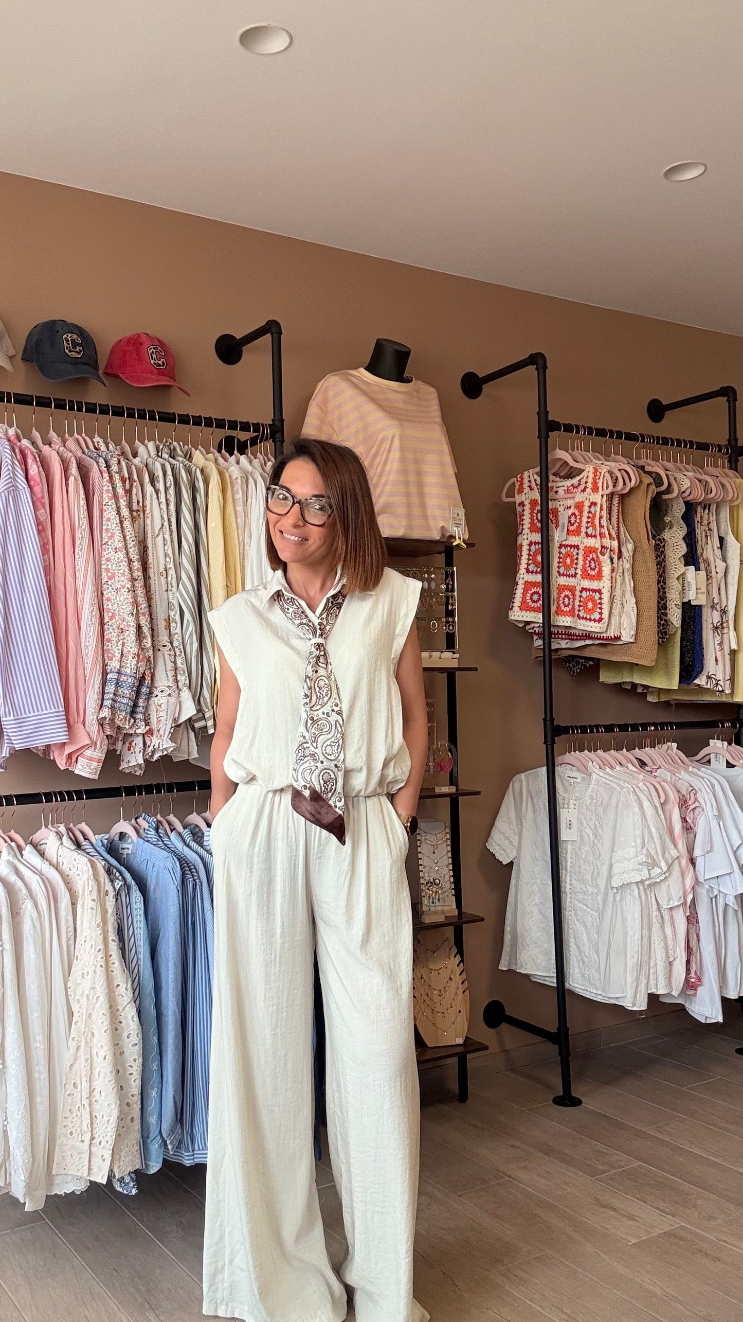 Ensemble Fluide pantalon Beige