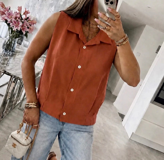 Chemise SM Brique