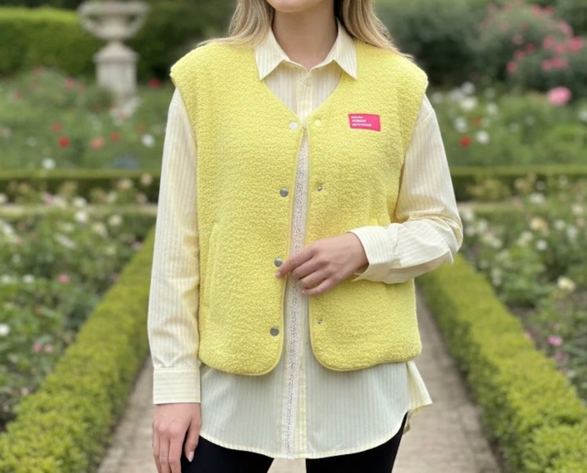 Gilet SM Jaune étiquette