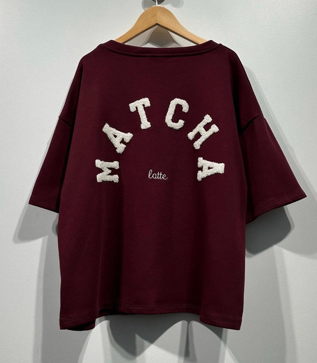 Sweat MATCHA Bordeaux