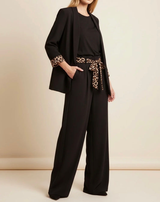 Ensemble Noir/Léopard