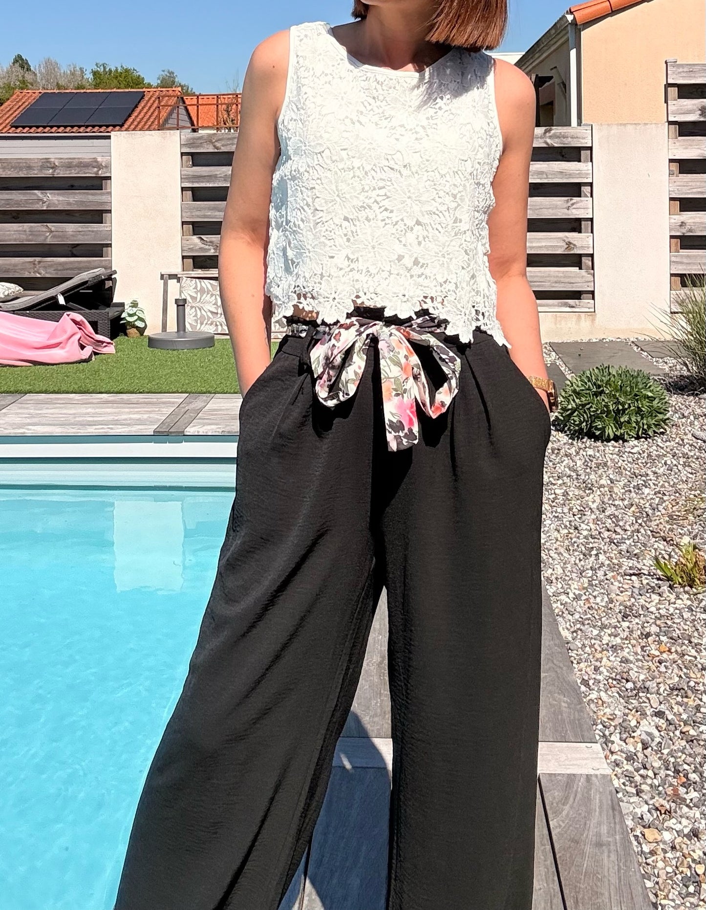 Pantalon Fluide Noir