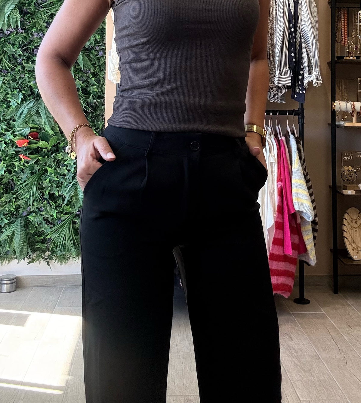 Pantalon Noir Tailleur