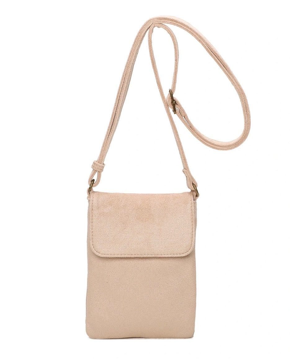 Pochette téléphone Taupe