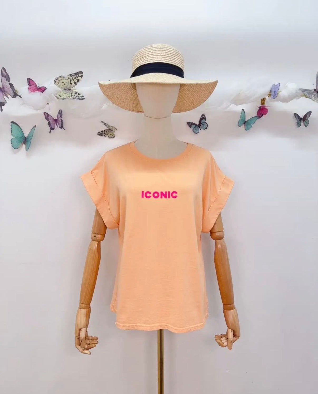 Tee Shirt Abricot ICONIC
