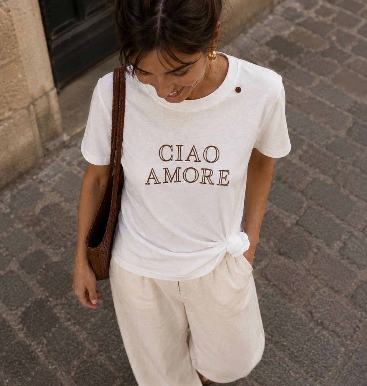 Tee shirt Amore bordeaux