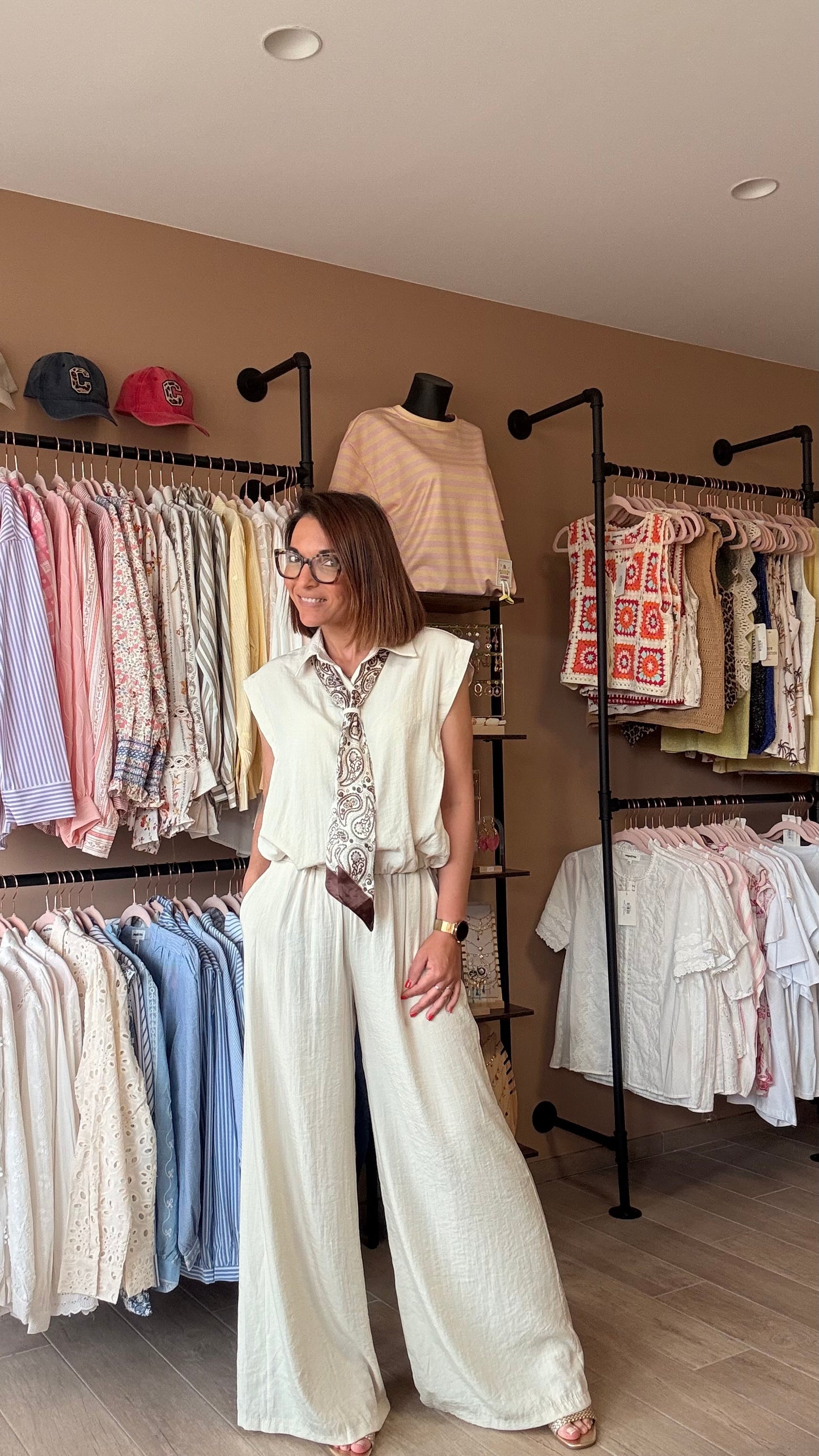 Ensemble Fluide pantalon Beige