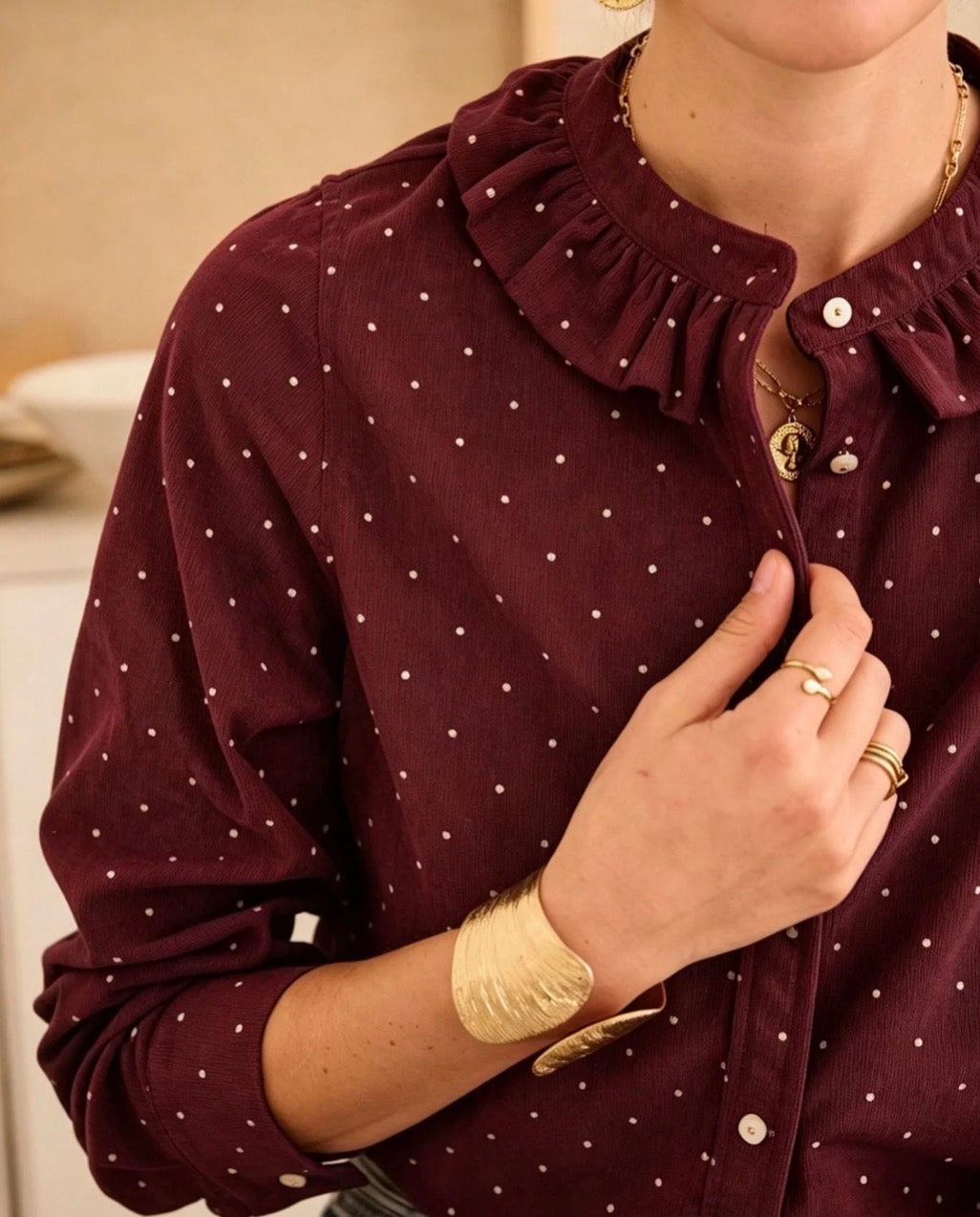 Chemise Fabian Bordeaux